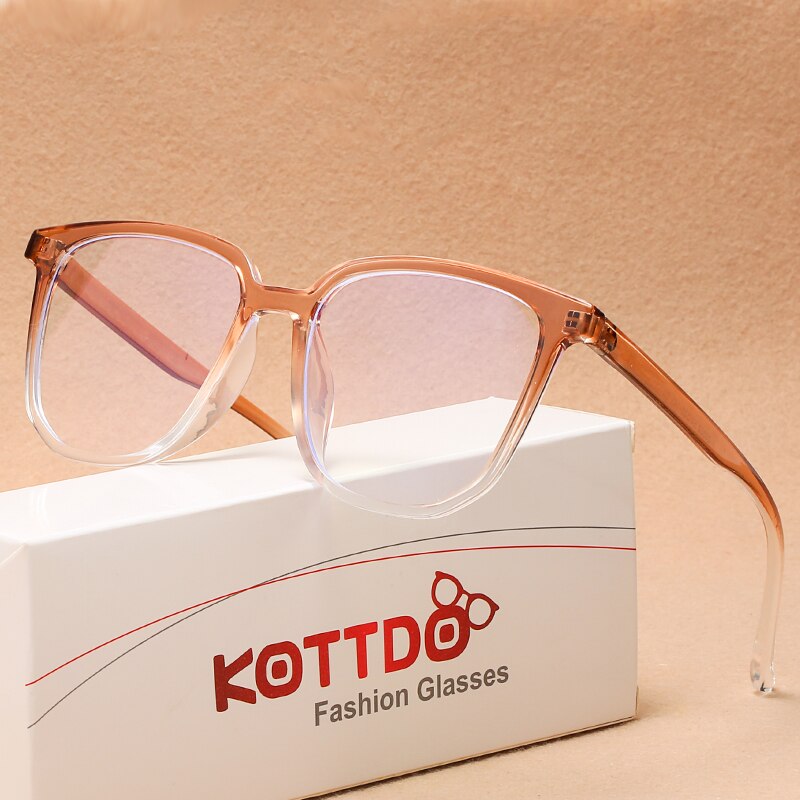 Gafas cuadradas modernas transparentes para hombre y mujer, lentes ópticas con marco de luz azul, transparentes, para ordenador, novedad de