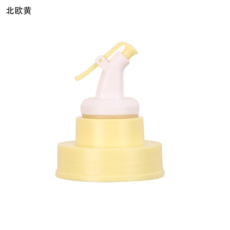 Yomdid Duurzaam Bottle Cap Stopper Voor Olie Fles Kruiden Fles Saus Azijn Olie Nozzle Spuit Verzegeld Deksel Keukengerei: C Yellow