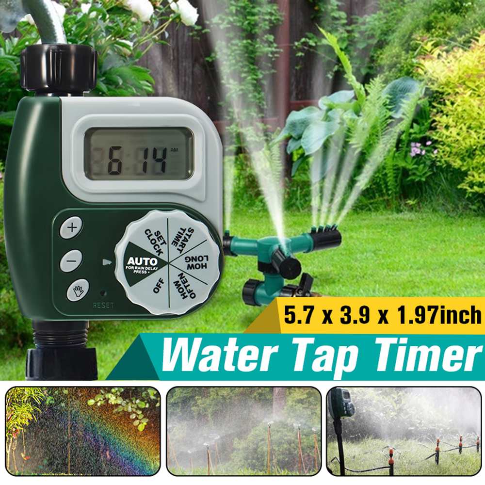 Waterproof LCD Screen Watering Timer Garden Water Timer Garden Irrigation Controller