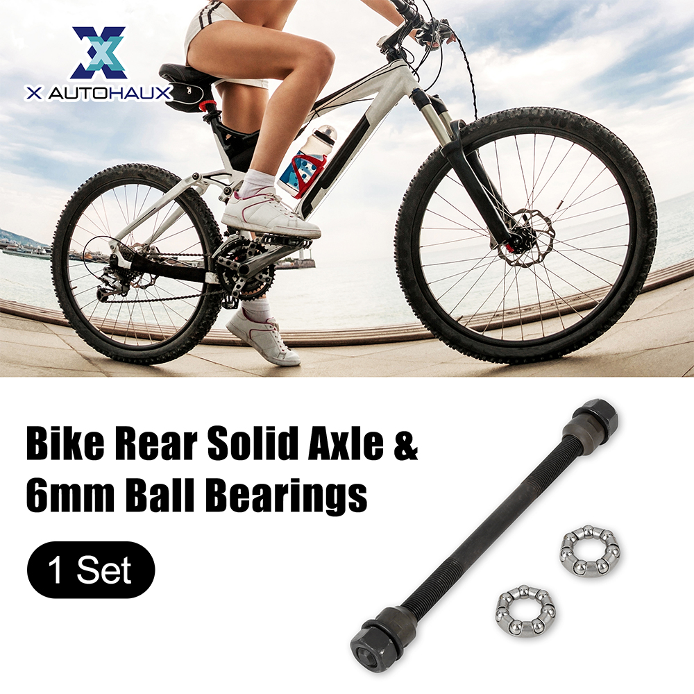 X Autohaux 1 einstellen 9,5mm Fahrrad Hinten Starrachse Mit 6mm Kugellager schnell Freisetzung für Straße Fahrrad schwarz