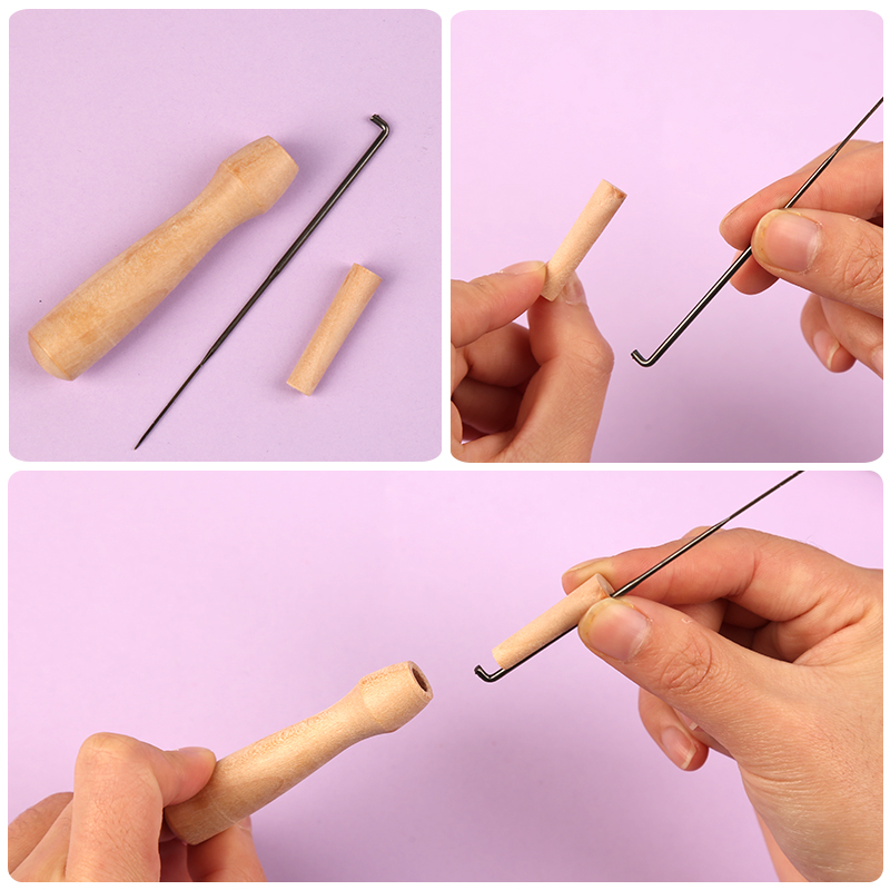 LMDZ Christmas Wool Felt Needle Starter Kit Felting Supplies Fabric Craft Yarn Roving DIY Spinning Sewing Needlework Accessories