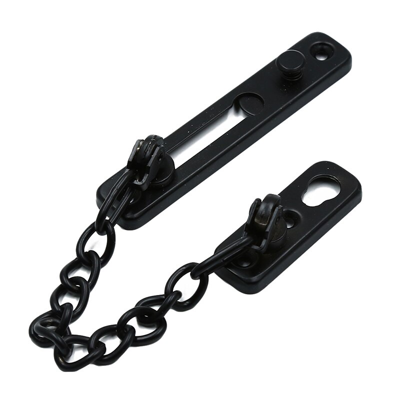 1 cerradura de cadena de seguridad para puerta y tornillos, cerradura de seguridad para armario, cerraduras para DIY, herramienta para puerta de casa, Color dorado y plateado