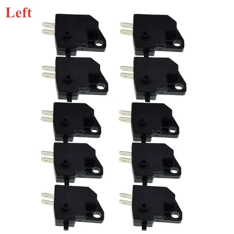 10 Uds. Interruptor Universal para motocicleta, parada de freno delantero derecho/izquierdo como freno de disco de coche eléctrico, accesorios de interruptor de Control de manillar: Verde militar
