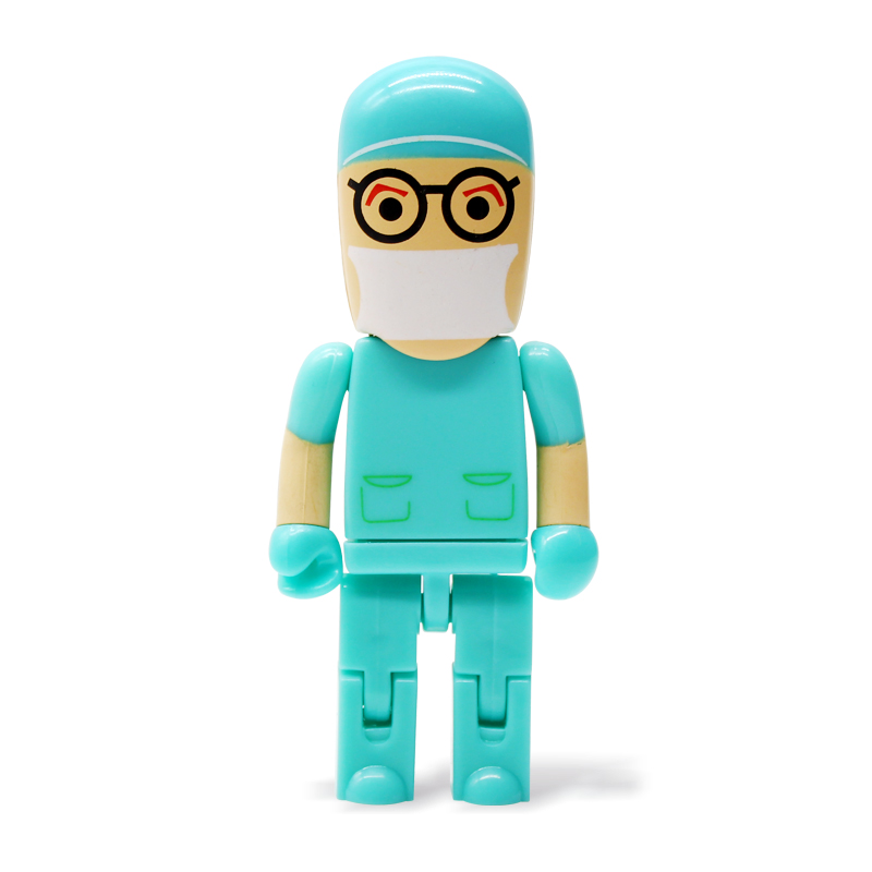 Cartoon ludzkie narządy pamięć USB płuca serce żołądek mózg lekarz Pendrive karta pamięci 64GB 32GB Memoria U Pendrive
