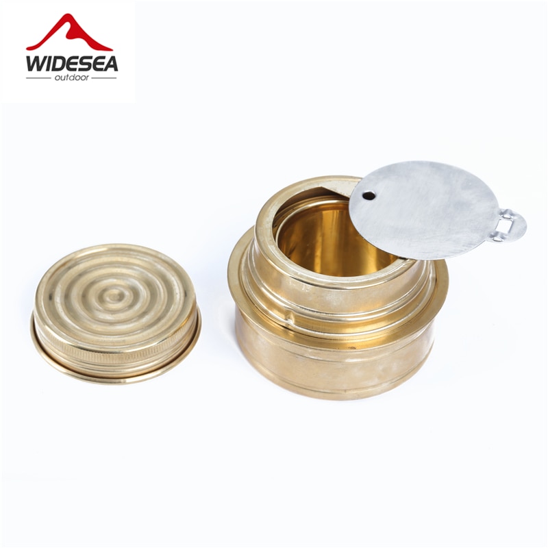 Draagbare Koper Alcohol Fornuis Mini Ultralichte Geest Brander Gas Kachels Voor Outdoor Camping Pinnic Gebraden Voedsel Fornello Ad alcol