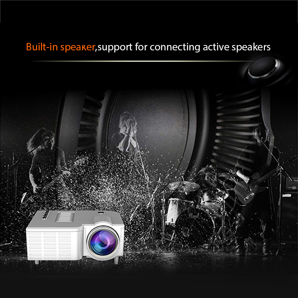 UNIC UC28CB 1080P Portable LED Projector Cinema Theater Mini Projector USB/SD/AV Input Mini Entertainment Projector family