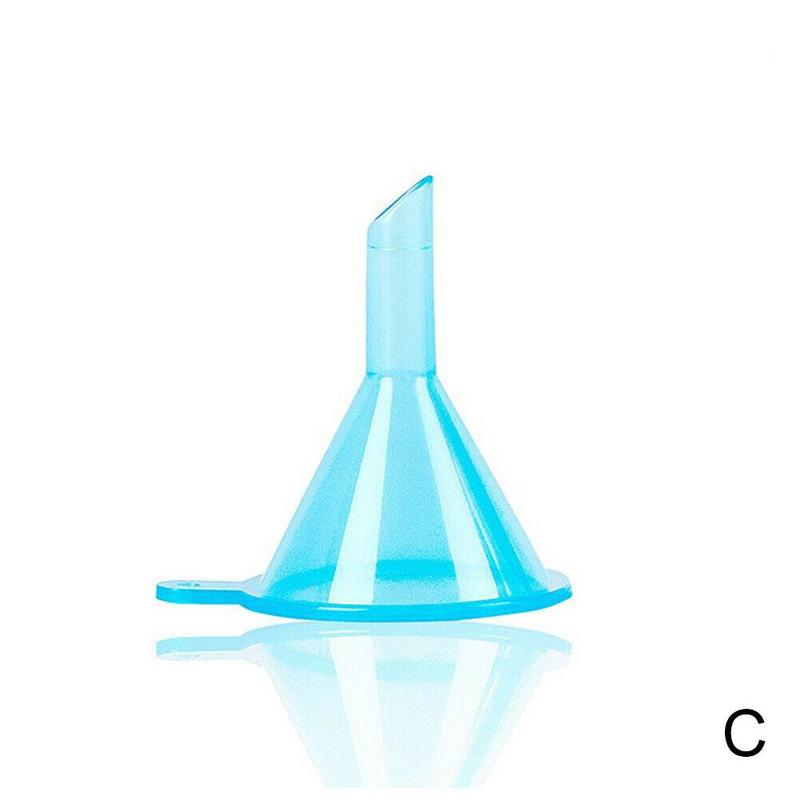 10Pcs Mini Trechter Parfum Alcohol Diffuser Kleine Mond Vloeibare Olie Trechter Voor Thuis Keuken Benodigdheden Laboratorium Experimentele Gereedschap: blue