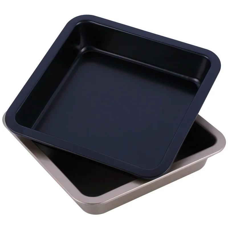 Non-Stick Square Cake Pan Carbon Steel Baking Tray Pie Pizza Bread Cake Mold Bakeware Baking Tools Baking Dishes