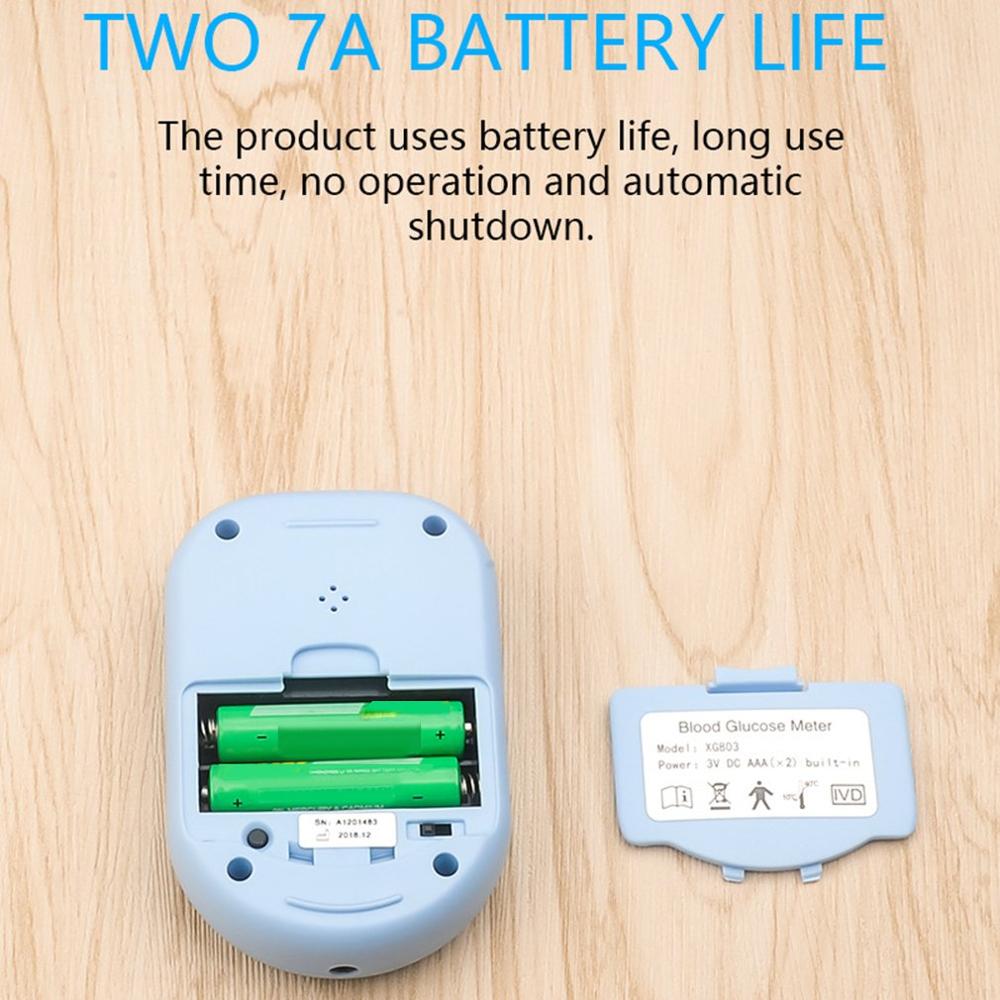 1 kit de testeur de glycémie avec une grande vitesse de détection ast de de police sans attendre longtemps précise
