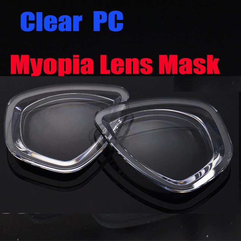 Top low profile black silicone scuba diving mask Tempered glasss myopia lens mask for nearsighted freedivers Adult scuba mask