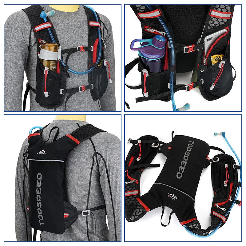 Ultra-Light Marathon Running Water Bag Backpack Outdoor Sports Bike Cross-Country Cycling Water Bag
