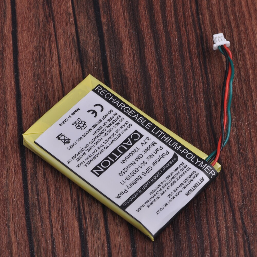 1pcs 1300mAh 3.7V GPS Battery for Garmin Nuvi 200, 200W, 205, 205W 205WT, 250 252w, 265w