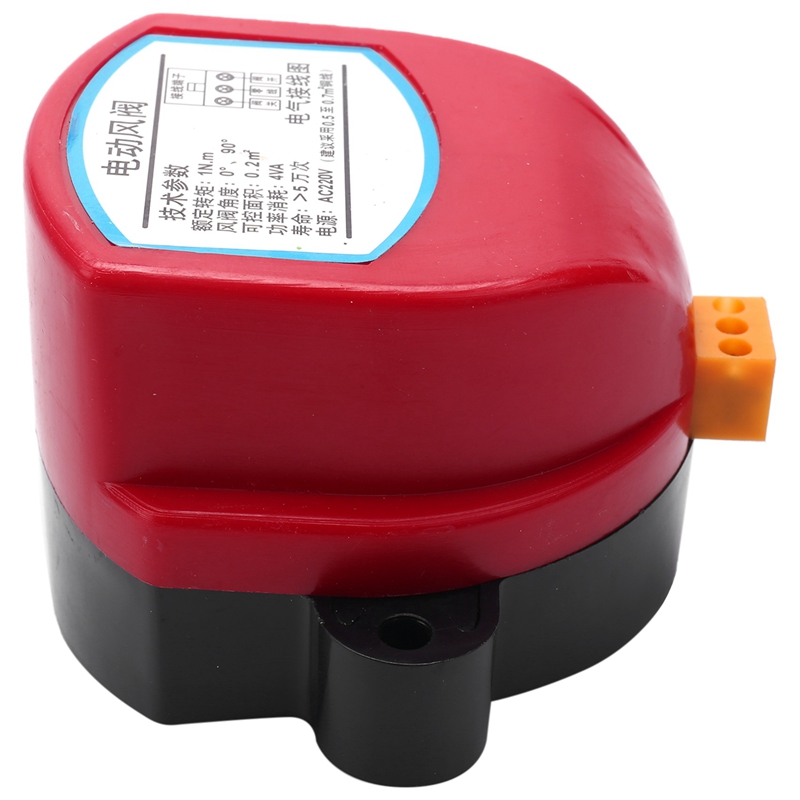 3X 220V Actuator Voor Air Demper Klep Elektrische Luchtkanaal Gemotoriseerde Demper Wind Klep Driver 1NM Voor Ventilatie Pijp