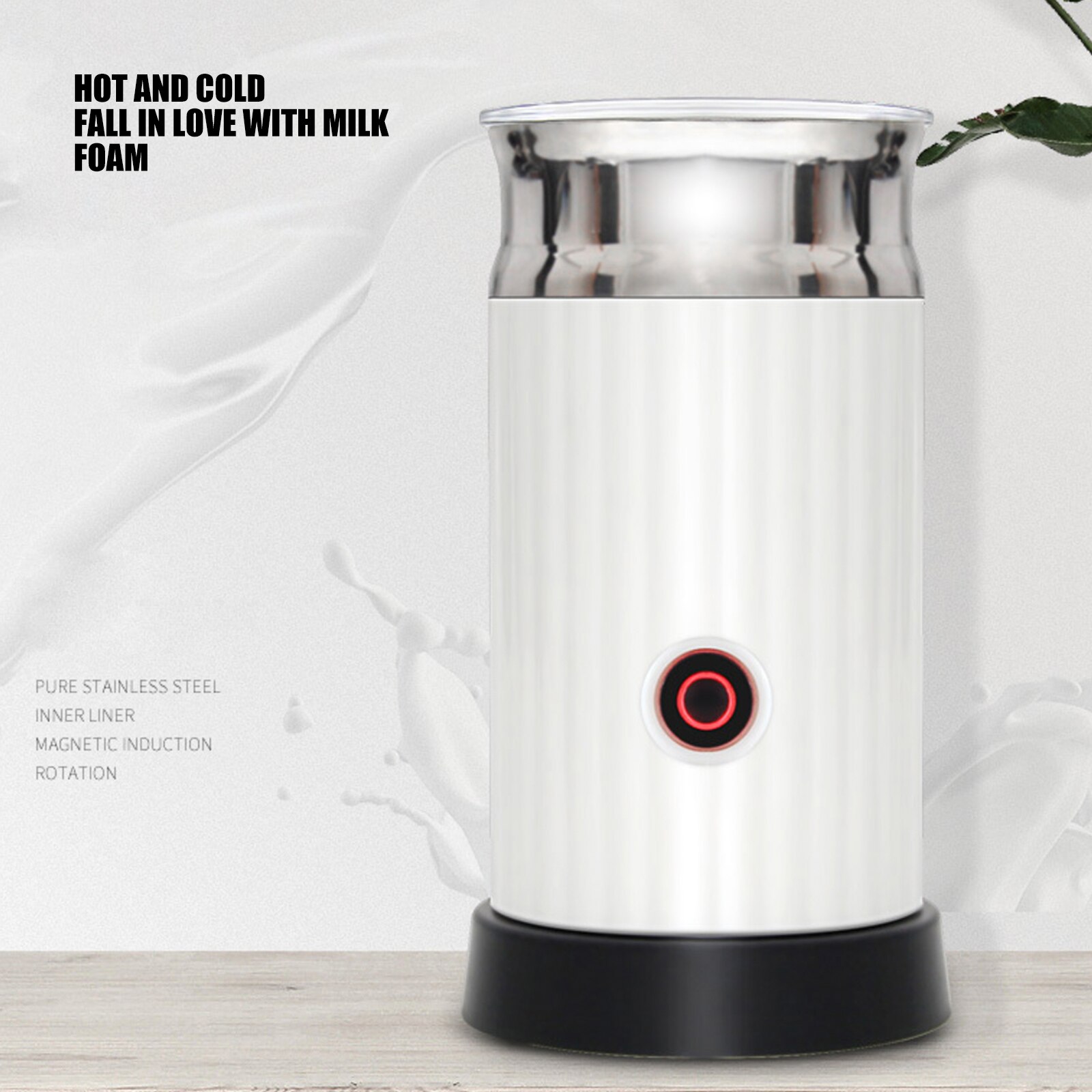 Household Milk Heater Electric Coffee Machine Stainless Steel Milk With Silent Operation Automatic Electric Milk Frother