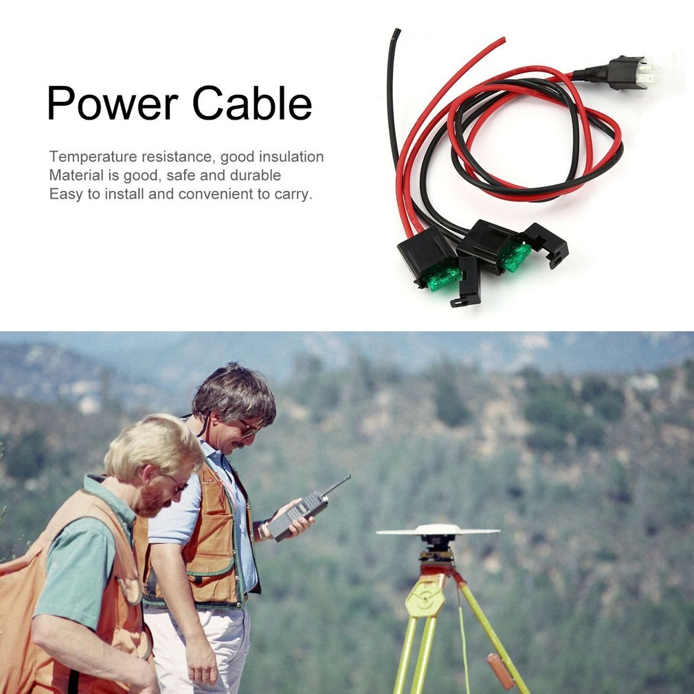 30A Zekering 6 Pin Korte Wave Duurzaam Charger Kabel Voor Yaesu FT-857D FT-897D Anti-Oxidatie Verlengsnoer Voeding cord 1M