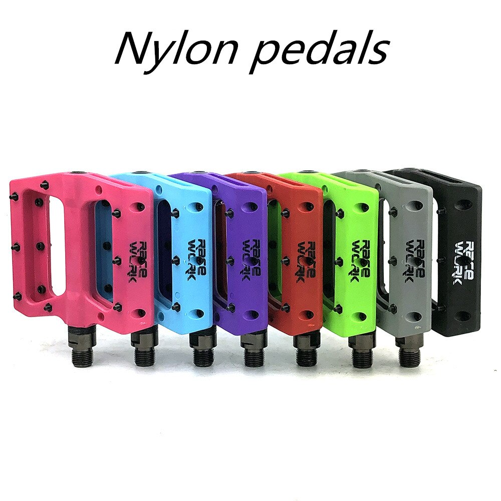 Fixed gear bicycle pedal nylon non-slip foot pedal plastic