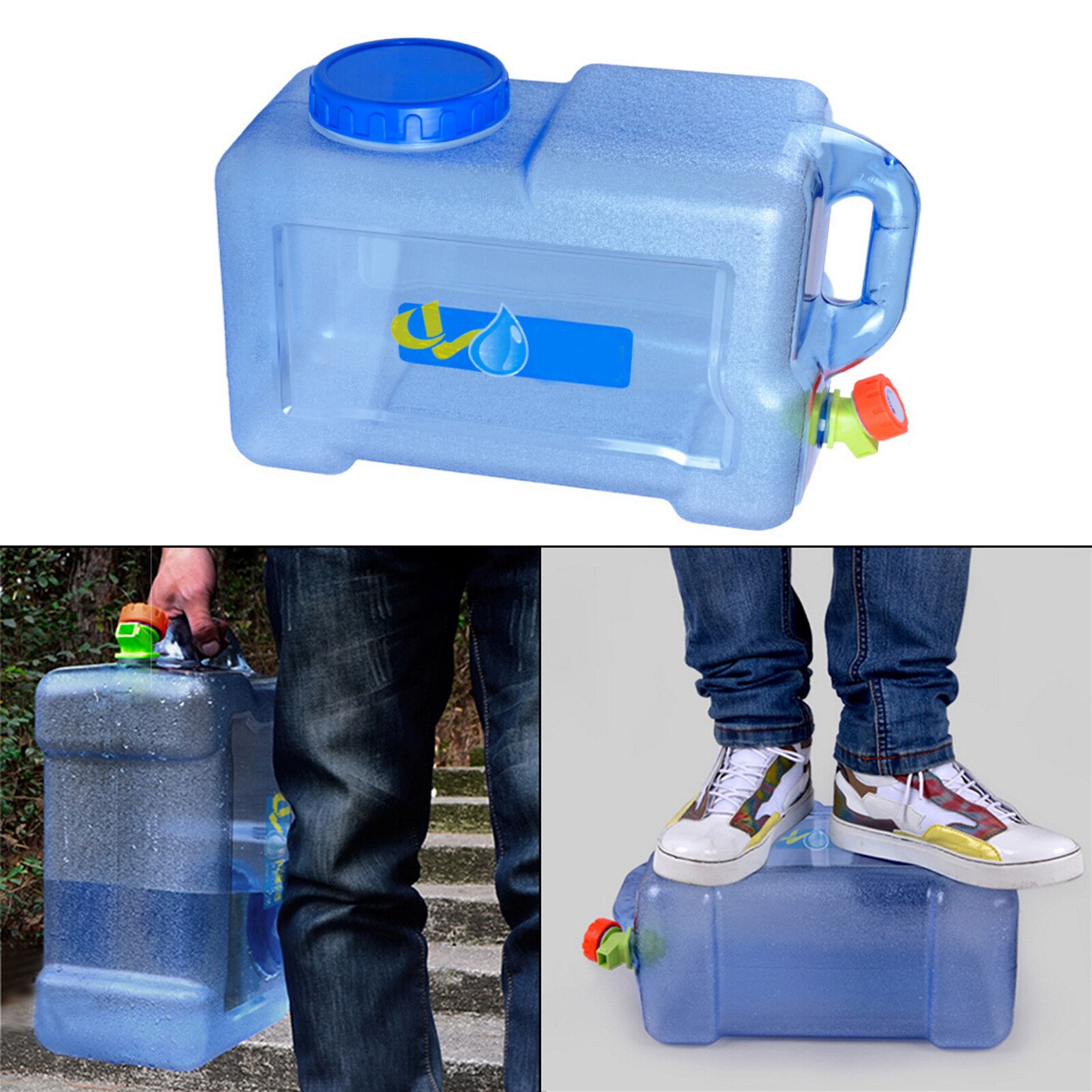 Portable Water Tank Container 12L Car Driving PC T... – Grandado