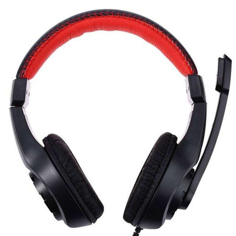 Lupuss G1 Wired Hoofdtelefoon Met Microfoon Verstelbare Over Ear Gaming Headsets Koptelefoon Lage Bass Stereo Voor Pc