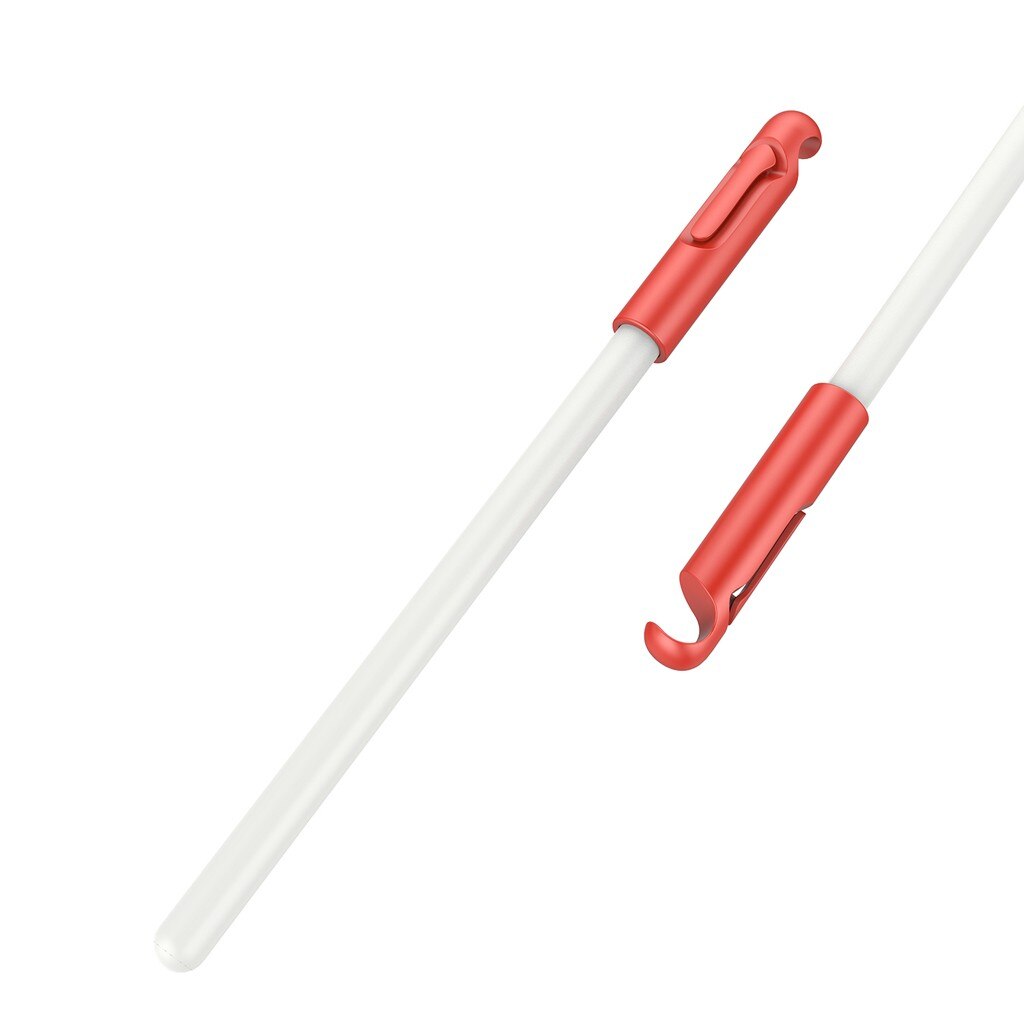 Rysik dotykowy robić jabłko ołówek kreatywne pióro uchwyt stalówka uchwyt płaski uchwyt ekran dotykowy pióro robić telefonu tablet-L04: czerwony
