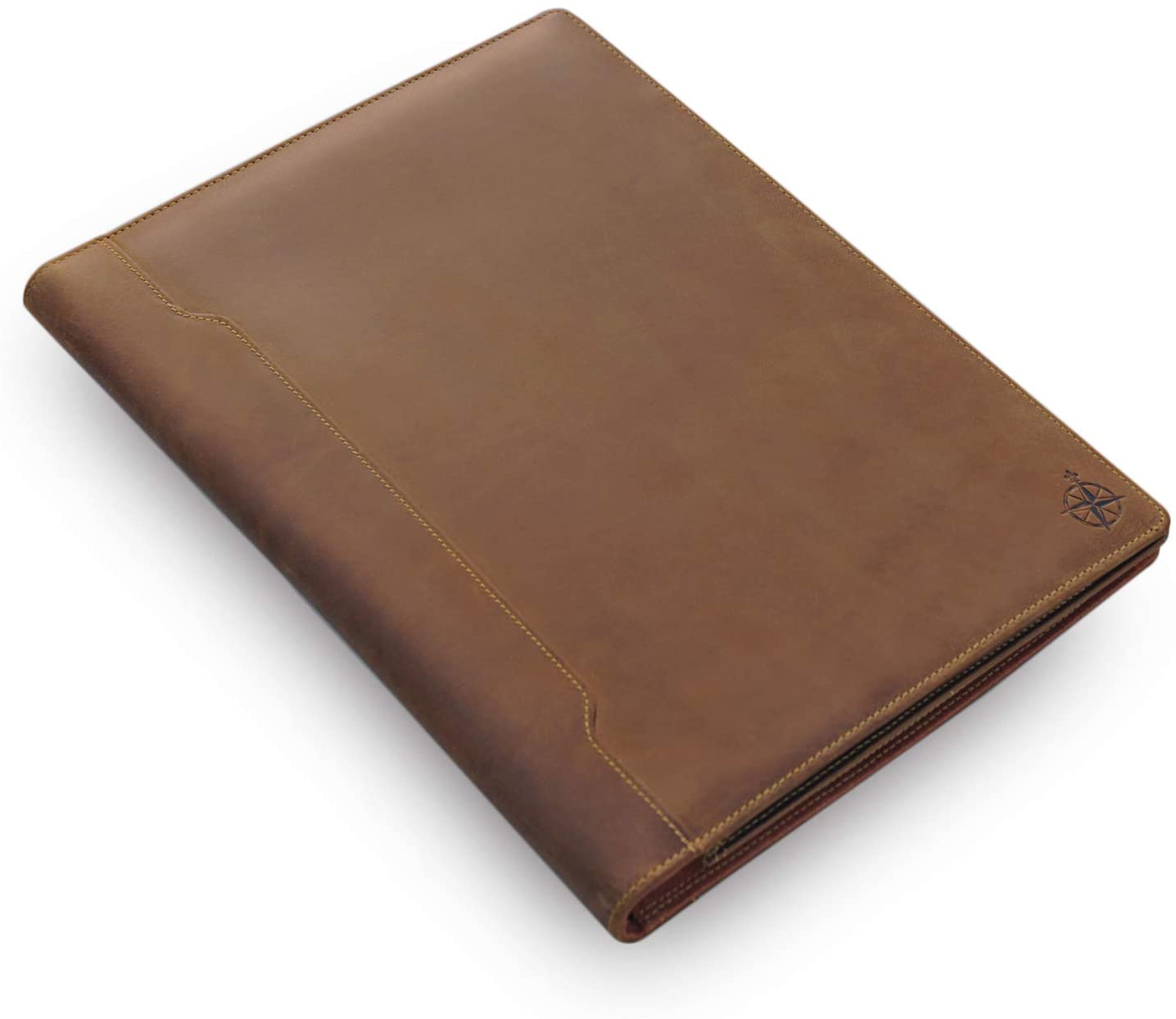 Leather Planner Cover Agenda Organizer A4+ Planner Cover Leather Daily Journal Cover with Writing Pad