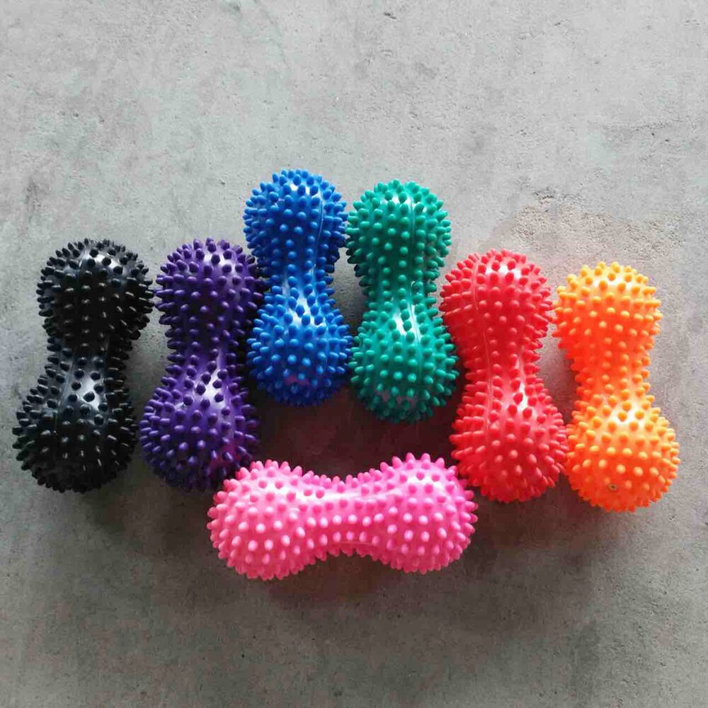 Foot Massage Roller Peanut Double Lacrosse Spiky Ball Myofascial Balls for Plantar Fasciitis Mobility Back Foot Arch Pain Relief