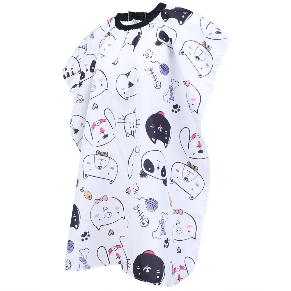 Kids Barber Hairdressing Cape Cartoon Hair Cutting Cape Lovely Haircut Apron: Default Title