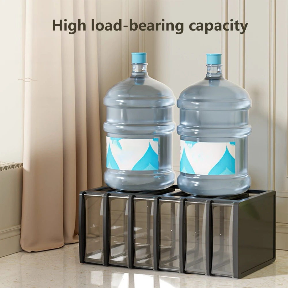 Caja de almacenamiento de escritorio transparente de 3 plantas con cajón, organizador de mesa elevado, gabinete de almacenamiento de oficina de plástico para papelería y cosméticos