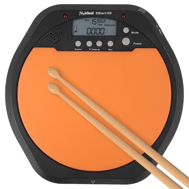 2 In 1 Digitale Elektronische Domme Drum Pad Metronoom Praktijk Drum Voor Jazz Drums Oefening Training Practice Metronoom