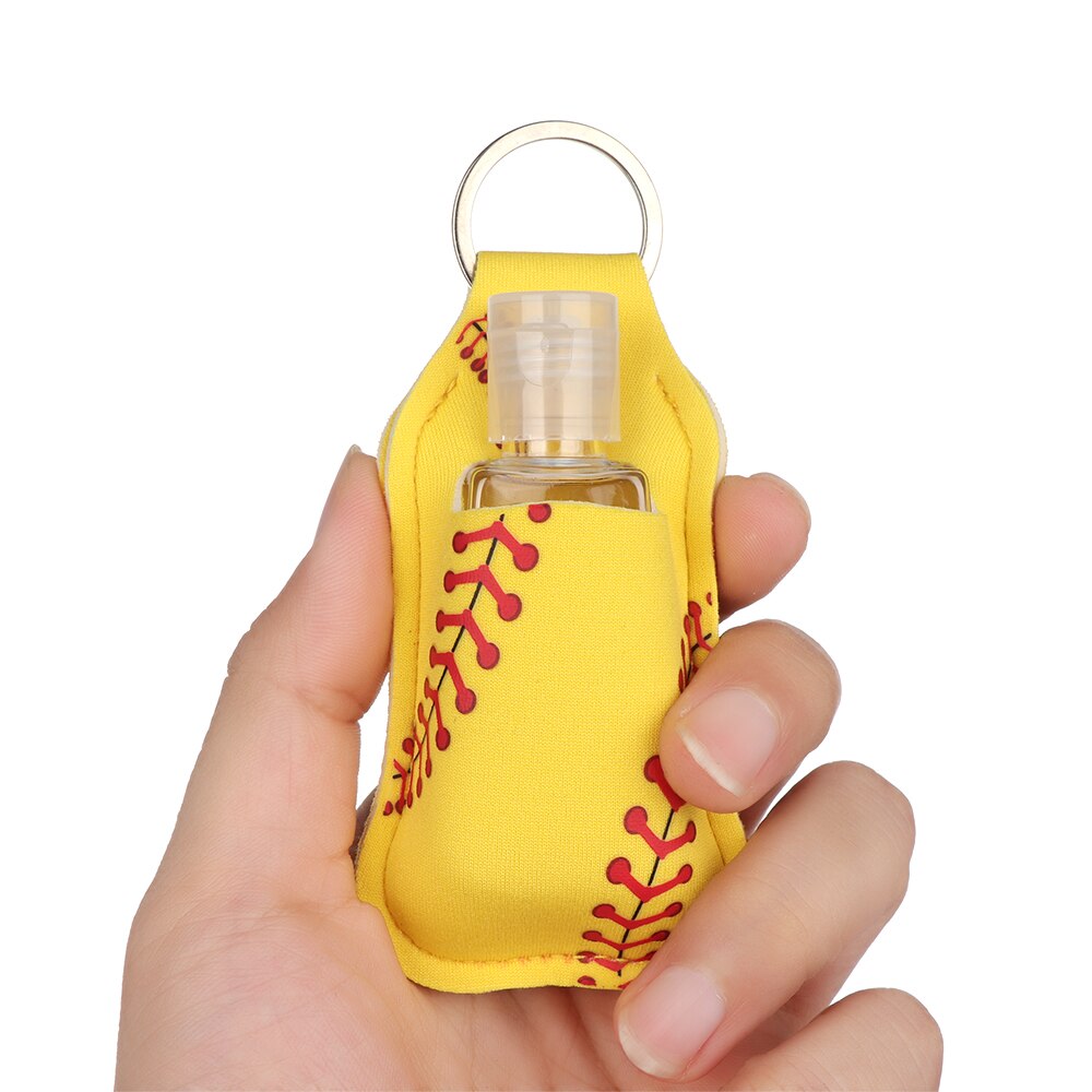 3 stk/sæt 30ml håndsprit flaske mini bærbar rejse silikone desinficer gel flasker genopfyldelige flasker med nøglering holder