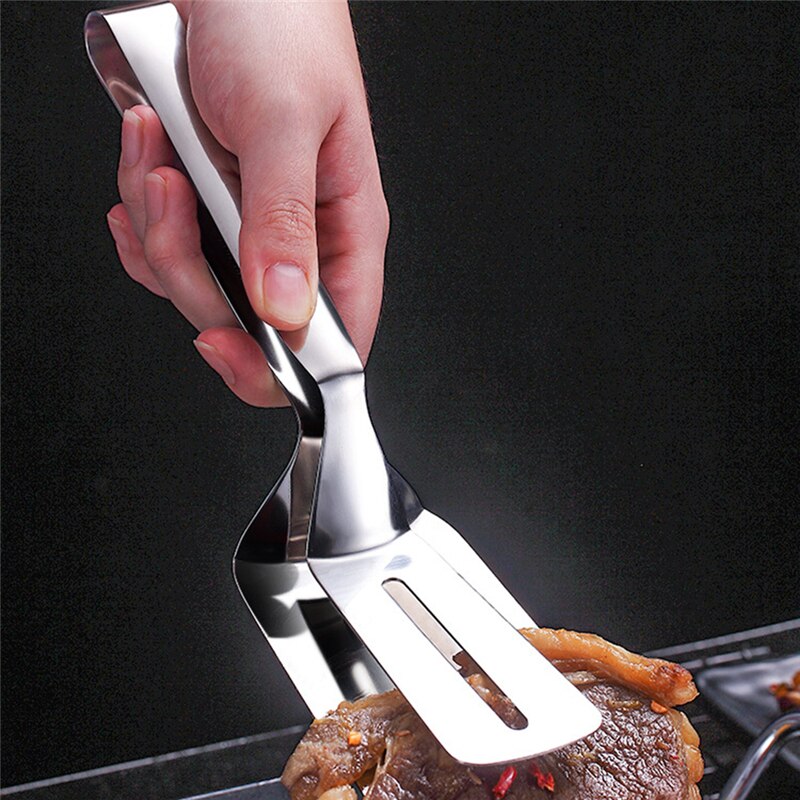 Edelstahl Lebensmittel Clip Multi-Funktion Küche Clip gebraten Steak Schaufel Gebraten Fisch Schaufel Grill Brot Clip Küche Werkzeug