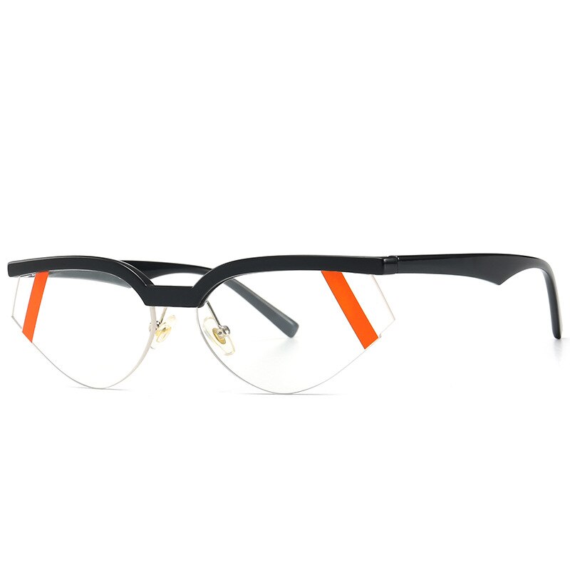 Yoovos Sexy lunettes de soleil yeux de chat femmes petit cadre à la en plastique Vintage lunettes de soleil pour femme UV400: Black White