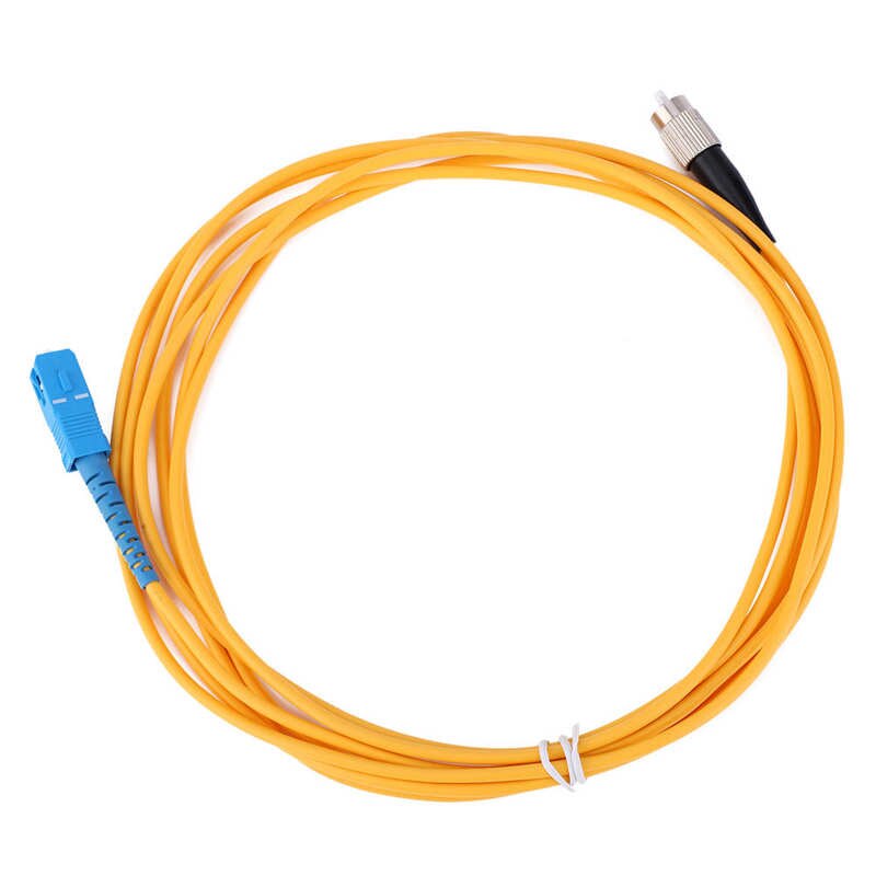 Optical Fiber Cable SC/PC- FC/PC Fiber Jumper Broadband Connection Computer Electronic Equipment Internet Connection