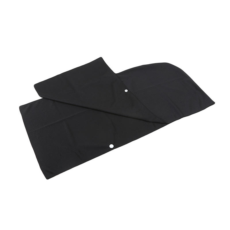 Koelende Hoodie Handdoek - UV-bescherming, snel drogend, perfect voor sport, kamperen, trainingen, fietsen, golf, hardlopen, wandelen: Geel