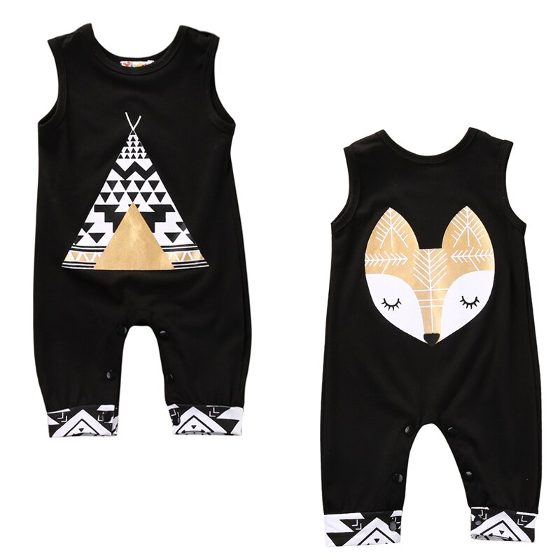 Pelele de verano sin mangas de dibujos animados para recién nacidos y niños y niñas, trajes de traje de playa 0-24M