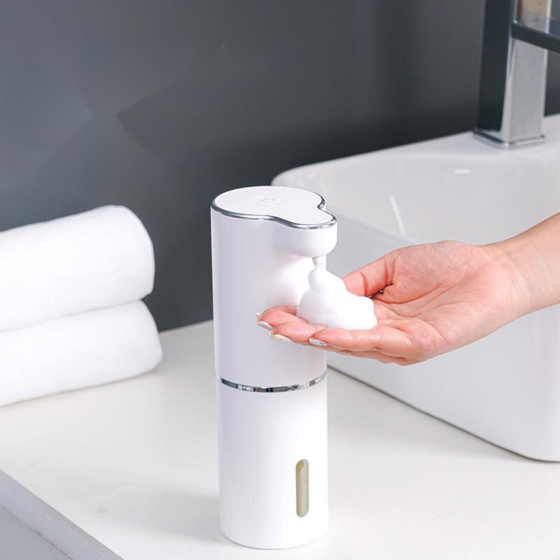 Liquid Soap Dispenser Intelligent Sensing Foam Bathroom Soap Dispenser USB Charging Hand Sanitizer Soap Container Soap Making