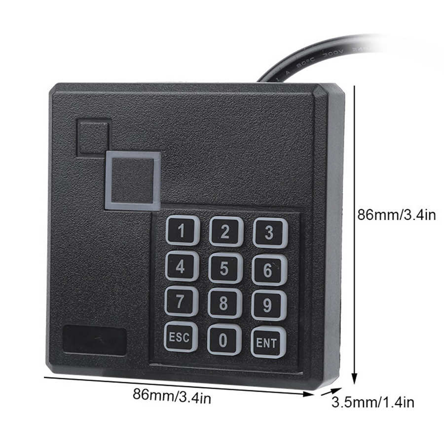 Quick Response And Simple Operation PVC Frosted Waterproof Access Control Door Entry System Corrosion Resistant Hotel for