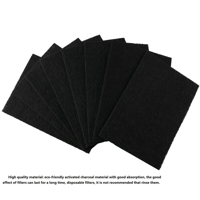 4 Pcs Activated Carbon Filters Cat Litter Boxes Charcoal Filter Cat Litter Pans Filters for Cat Litter Boxes