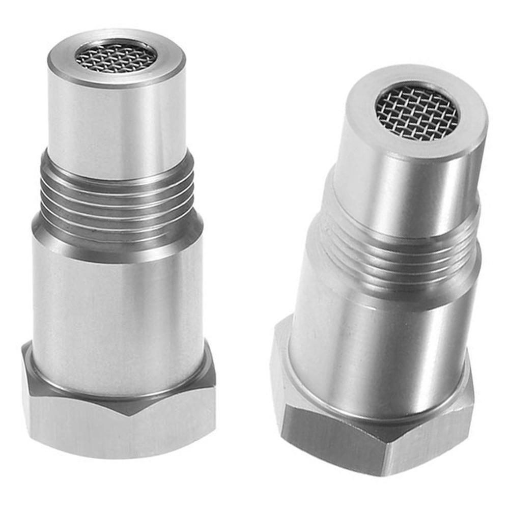 2PCS Car Oxygen O2 Sensor Adapter CEL M18X1.5 Eliminator Adapter Fitting Eliminator M18 X 1.5 O2 Sensor Adapter Spacer Converter