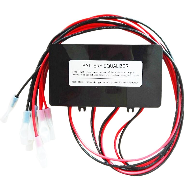 Ha02 batterier spændingsudligner balancer li-ion blysyre batteri tilslut parallel serie solpanel controller regulator 48v: Default Title