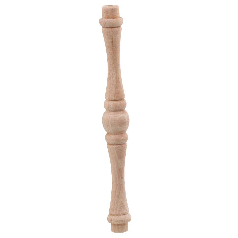 4 stuks 15.5 cm Lengte Ongeverfd Hout Ambacht Spindels Baluster voor Thuis Restaurant Decor Reparatie Decoratie