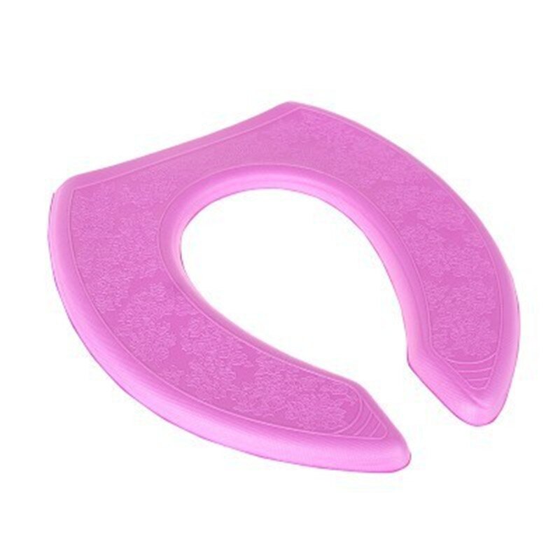 Sedes robić łazienki pokrywa miękkie WC WC poduszka na siedzenie łazienka cieplej nakładka na muszlę pokrywa Podkładka toaleta Closestool ogrzewane siedzienie obejmuje: purpurowy U