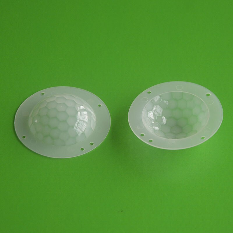 50 stks 8603-4 schakelaar menselijk lichaam infrarood PIR sensor HDPE plastic fresnel lens diameter 45*11mm brandpuntsafstand 17.5mm