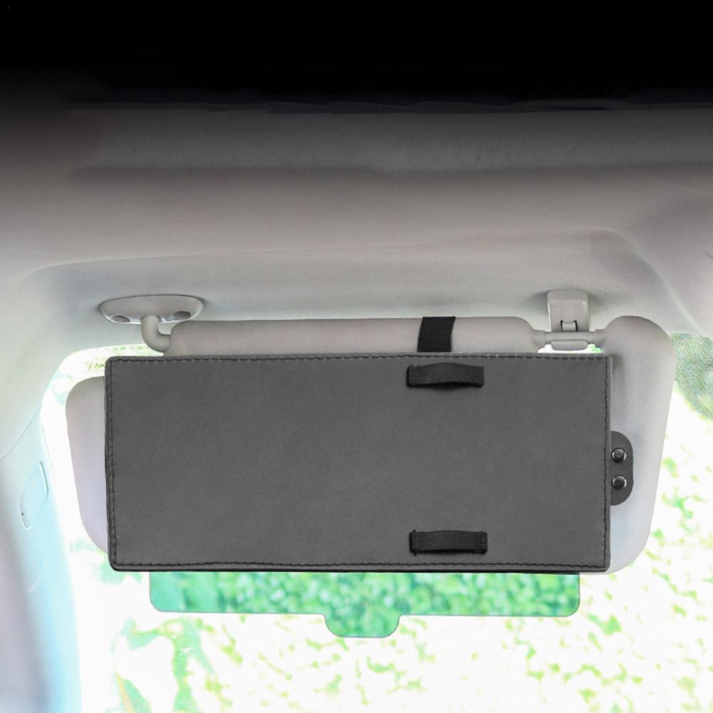 Auto Zonneklep Extension Extender Front Side Window Schaduw Gepolariseerde Anti-Glare Truck Elastiekjes Verstelbare Zonneklep