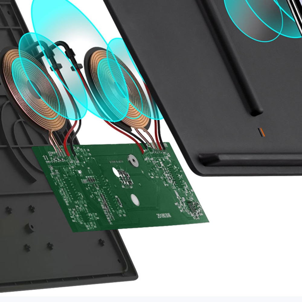 Trådløs ladeplade usb port hurtigoplader til tesla model 3 midterkonsol telefonoplader bil interiør