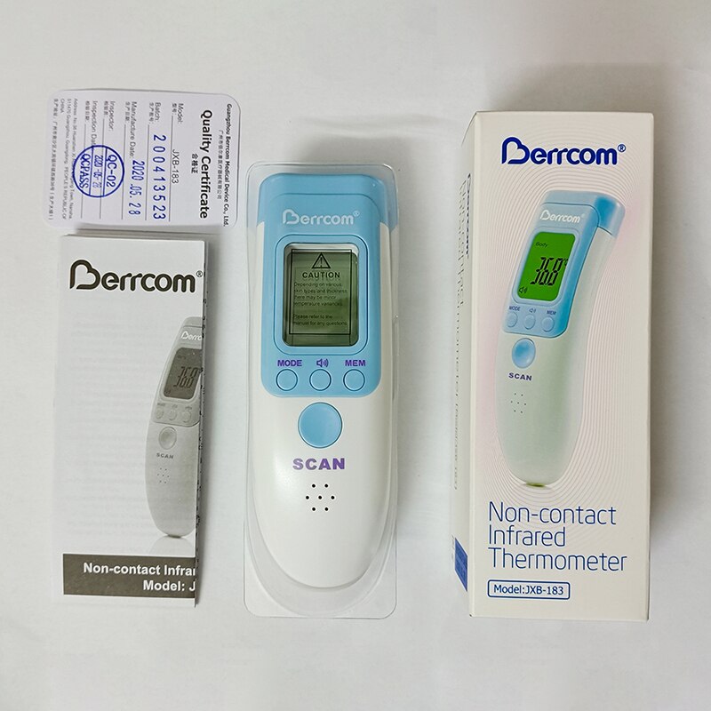 Berrcom JXB-183 globalny bezdotykowy termometr na podczerwień elektroniczny dokładny czujnik temperatury termometru