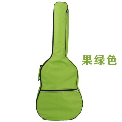 41 inch guitar bag thickened shoulder guitar backpack Double Straps Guitar Soft Case Gig Bag Backpack: green