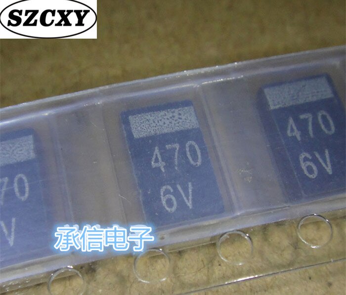 Tantalum capacitor 6.3V470UF 477 470UF 6V D7343