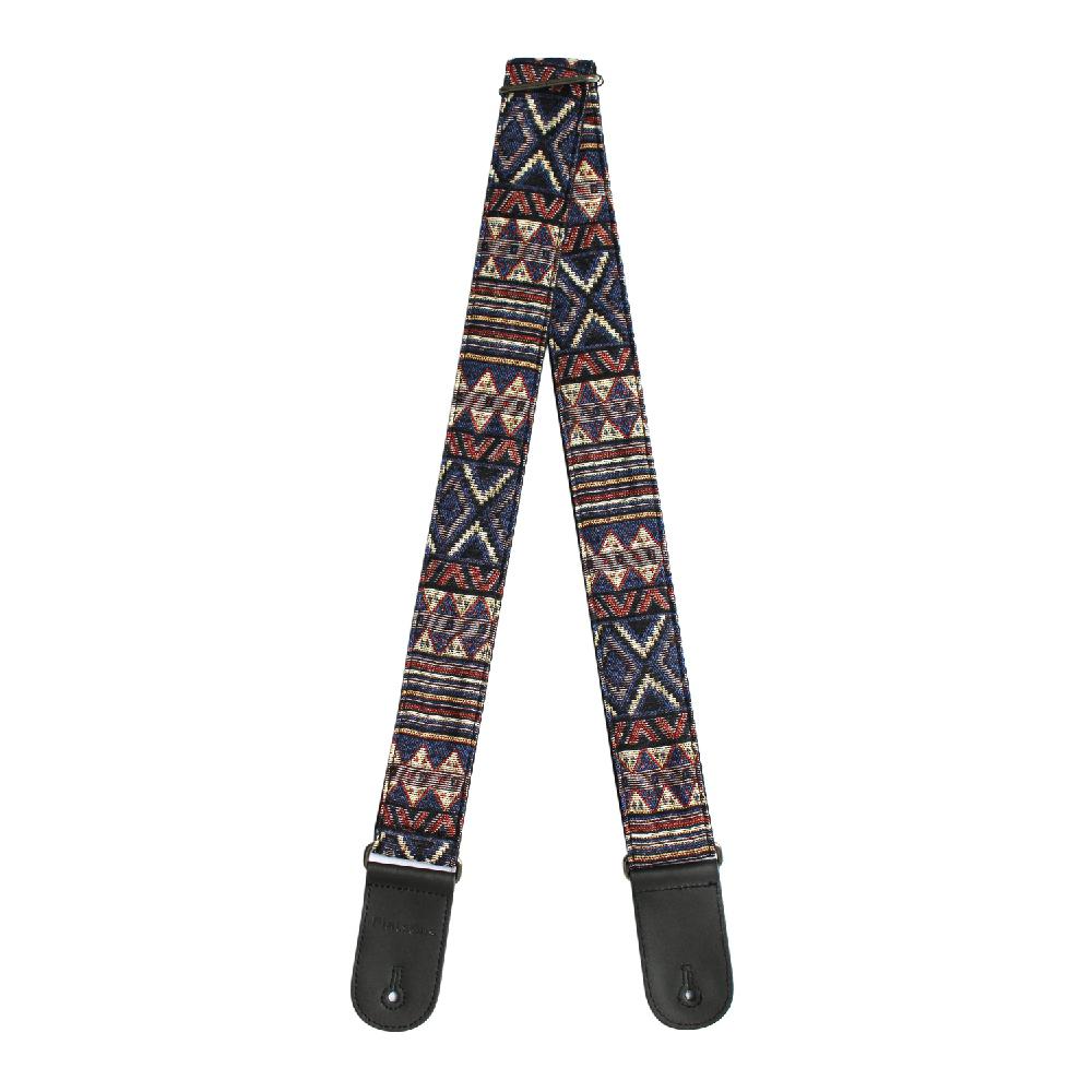 Flanger vintage nationale stijl akoestische elektrische gitaarband jacquard borduurband