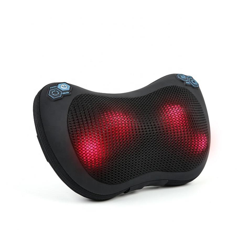 Masajeador de cuello para el hogar, almohada de masaje Cervical pequeño, compresa para espalda y cintura