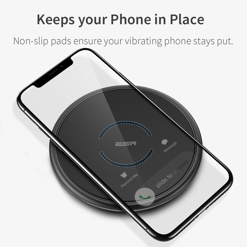 ESR Wireless Charger Qi Fast Charger 10W Wireless Charging for iPhone 12 12 Pro Max 11 X XR Xs Max 8PLUS for Samsung Note 20 S20